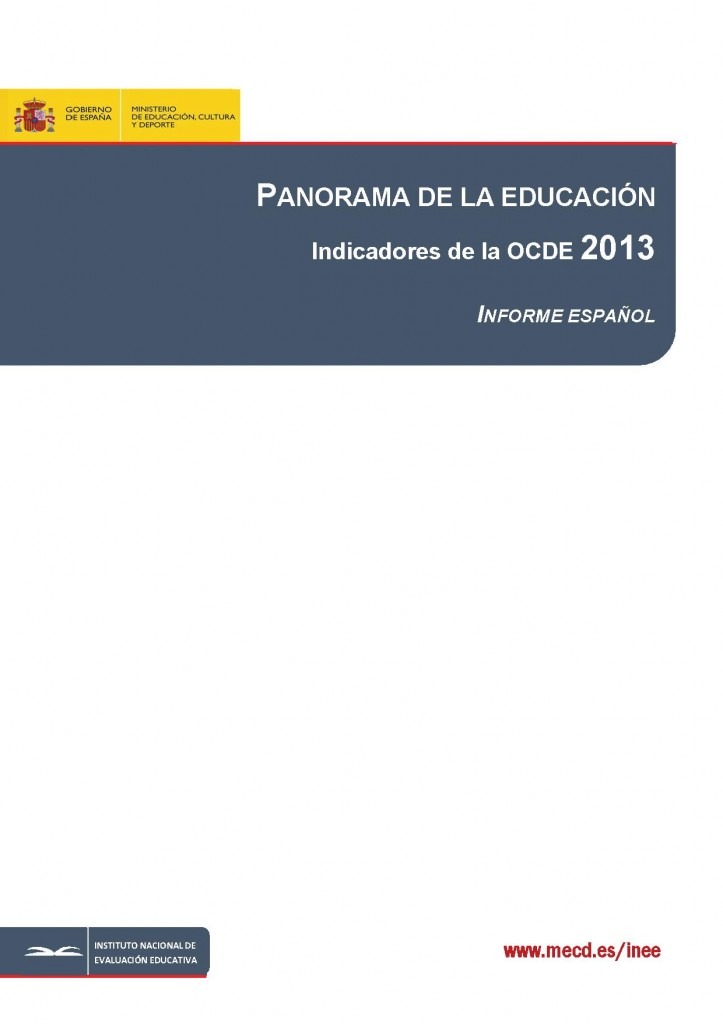 Panorama de la Educacion. OCDE_2013