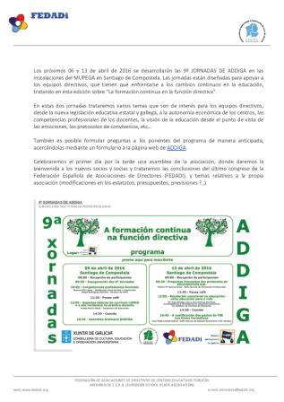 JORNADA ADDIGA 2016